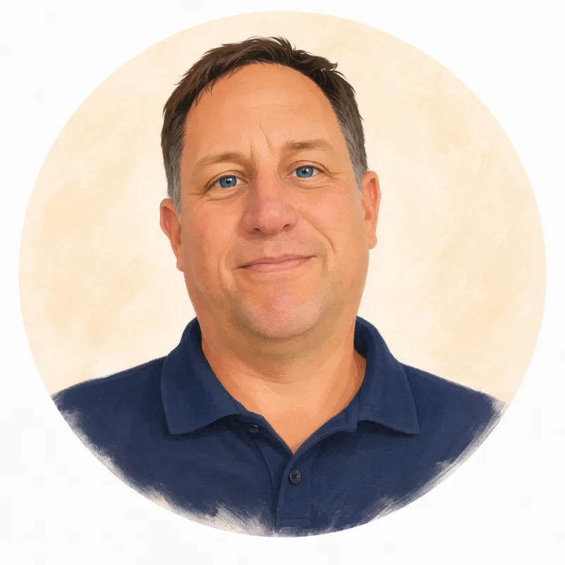 Illustrated portrait of Simon